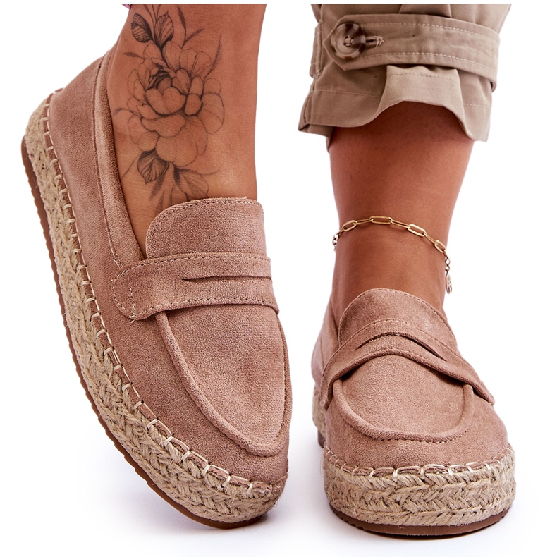 FI1 Alpargatas Mujer Ante Beige Keyla