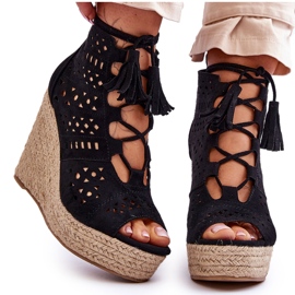 FB1 Botas Ante Cuña Caladas Berthe Negro