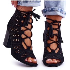 FB1 Botines Tacón Calados Negros Letya FB1 Botines Tacón Calados Negros Letya
