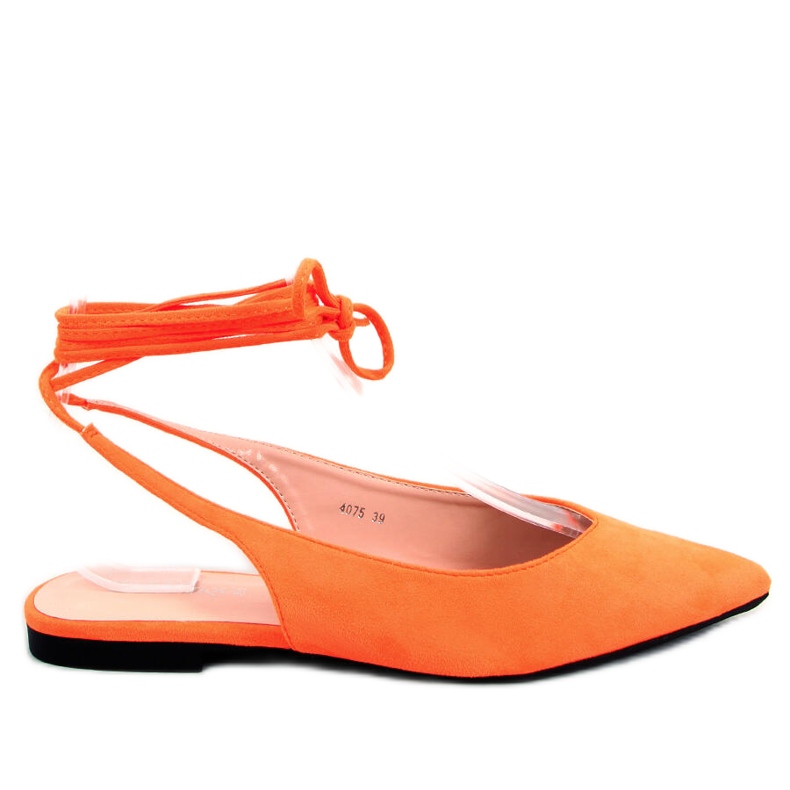 PA1 Bailarinas con cordones Dentoni Orange naranja