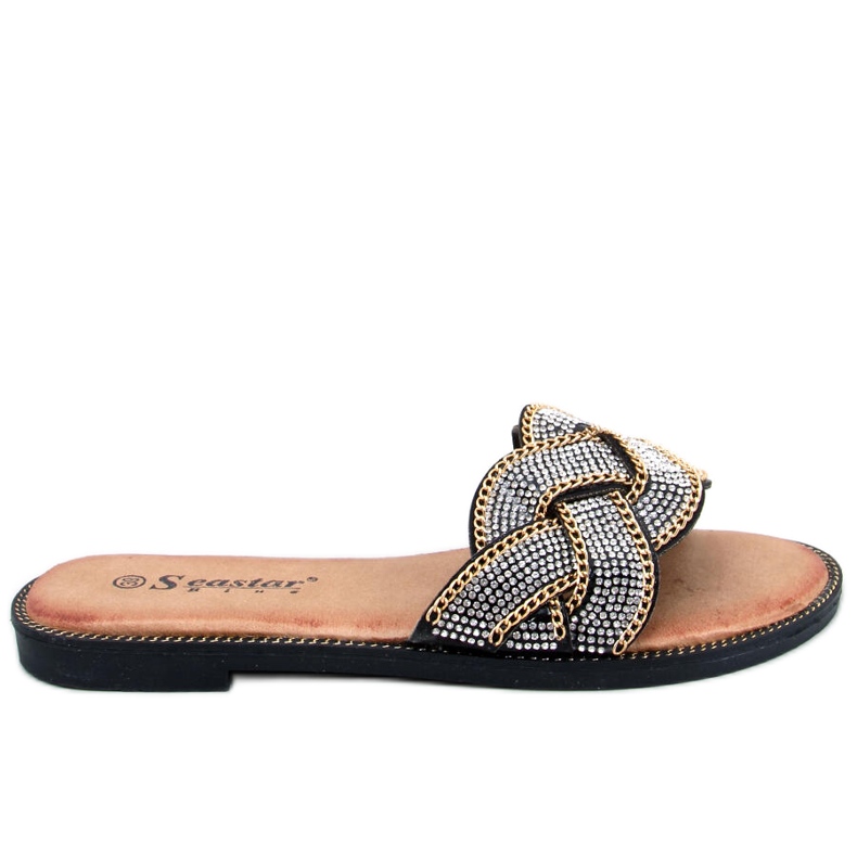 PA1 Deslizadores Magali Black circonitas negro