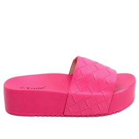 PA1 Sandalias de suela alta de Morlet Fucsia rosa