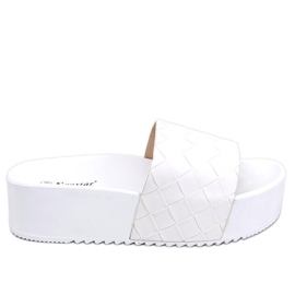 PA1 Sandalias de suela alta de Morlet White blanco