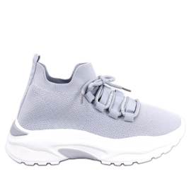 Deportiva calcetín gris Vesco