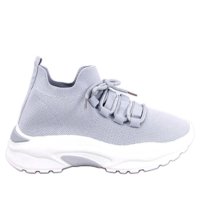 Deportiva calcetín gris Vesco