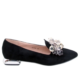 PA1 Mocasines Lords con piedras Falconi Black negro