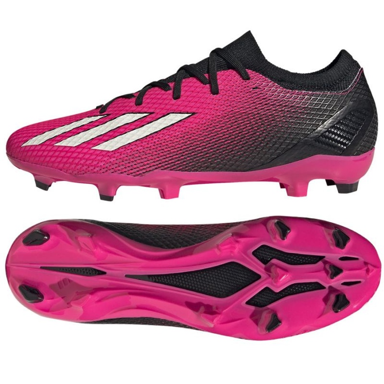 Adidas X Speedportal.3 Fg M GZ5076 zapatos de fútbol rosado rosas y morados