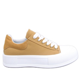 Zapatillas Takao Ginger con suela gruesa amarillo