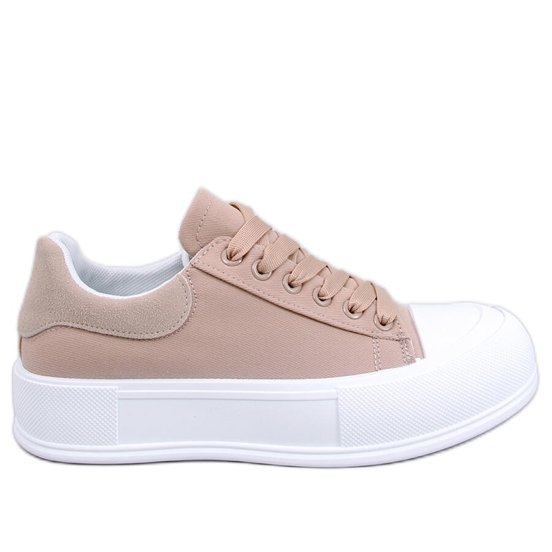 PA1 zapatillas Takao Kaki con suela gruesa beige