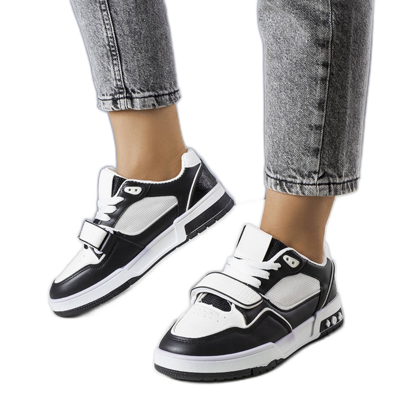 Deportivas de mujer Ollie negras blanco Deportivas de mujer Ollie negras blanco