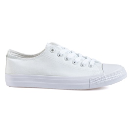 Deportivas clásicas de mujer Shelovet blancas blanco Deportivas clásicas de mujer Shelovet blancas blanco