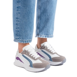 Deportivas de mujer Shelovet multicolor blanco