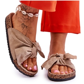 PS1 Pantuflas de Corcho Wendy Beige Oscuro