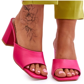 FJ1 Babuchas Clásicas Mujer Piel Fucsia Loara rosa