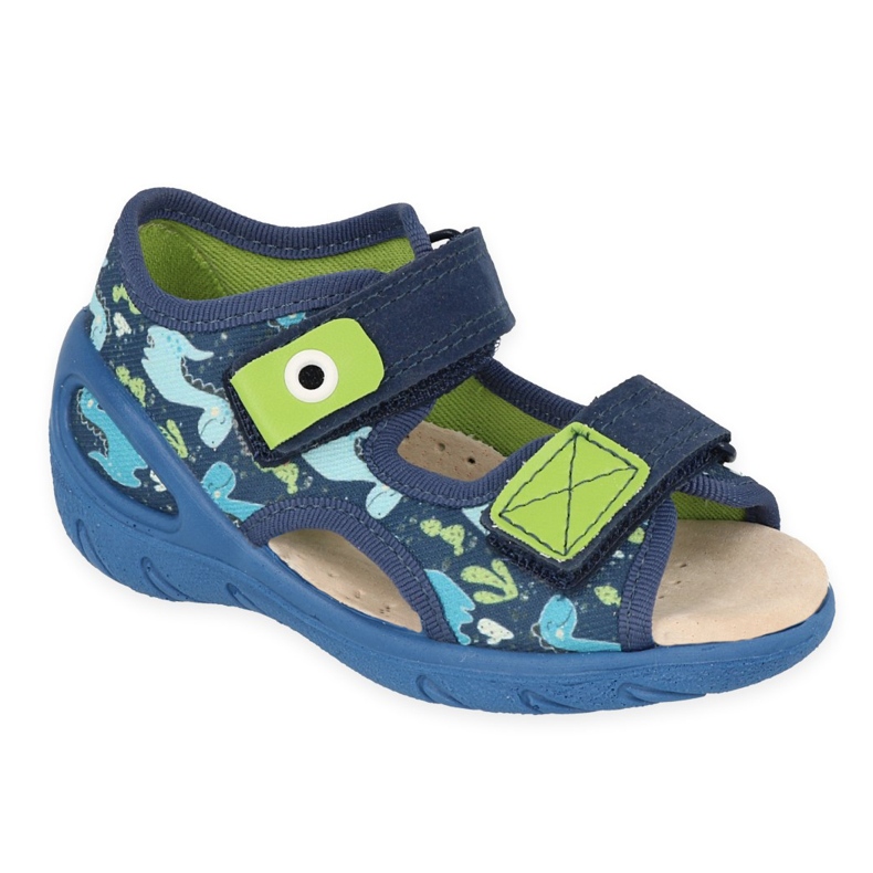 Zapatos befado niño pu 065X163 azul marino azul verde