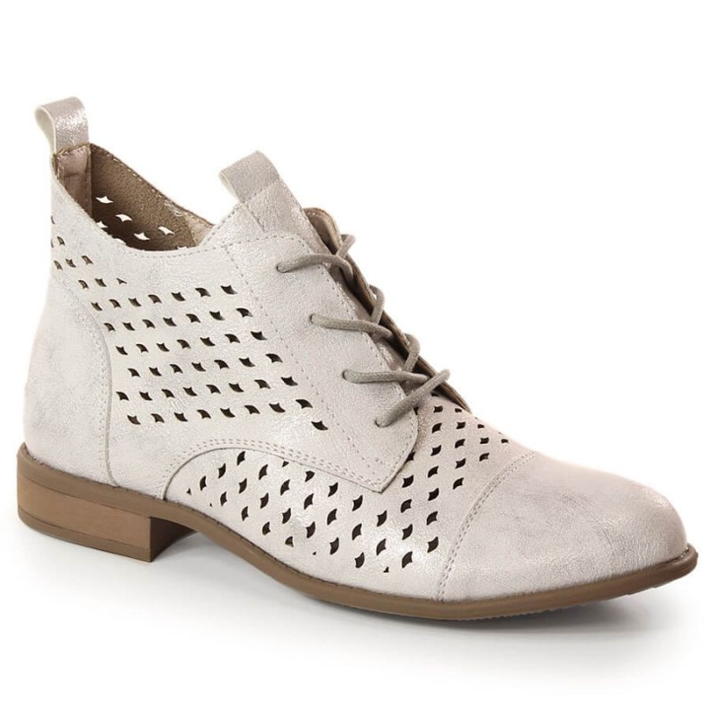 Botas primavera caladas Jezzi W JEZ392B plata