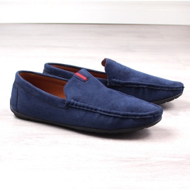 Mocasines hombre ante azul marino McKeylor 2260