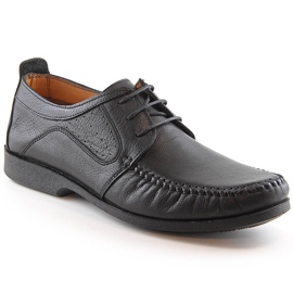 Mocasines de hombre cómodos en piel negros T.Sokolski W21-900