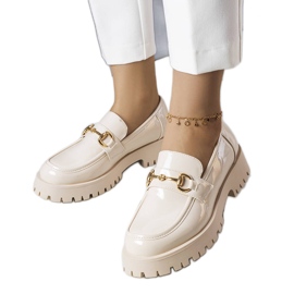 Zapatos lacados beige de Simard