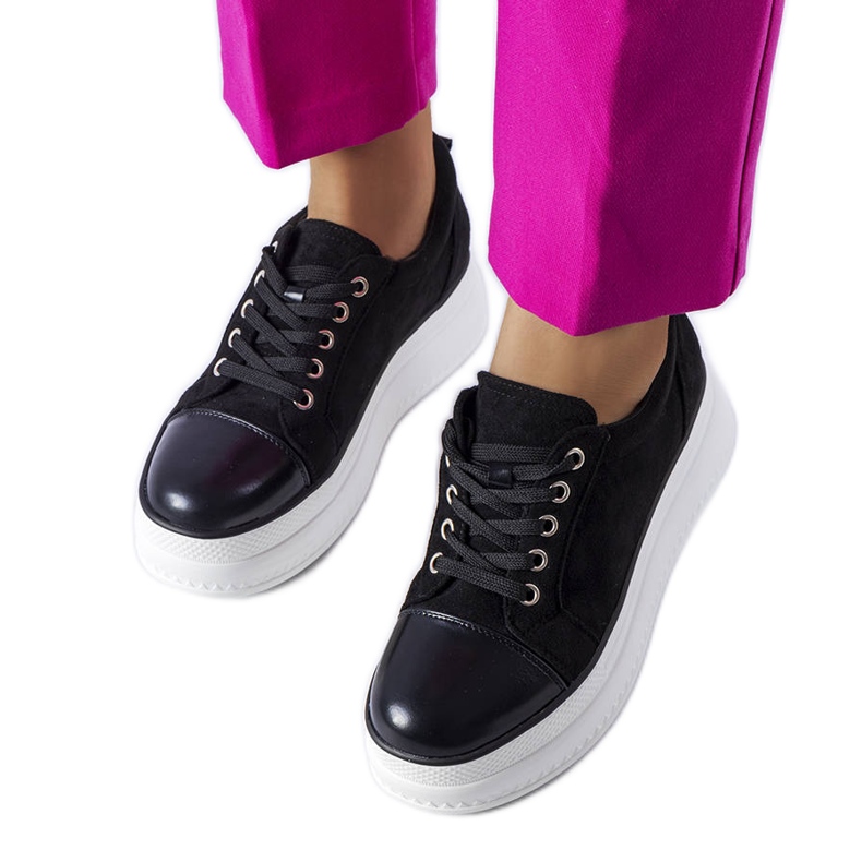 Zapatillas plataforma Pascaline negras negro