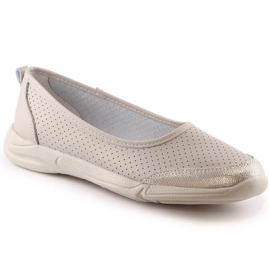 Bailarinas mujer piel calada beige Jezzi 3621