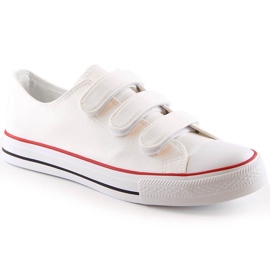 Deportivas Atletico CNSD-1 blancas con velcros blanco