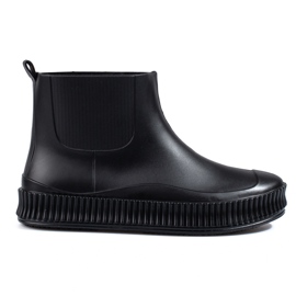 Botas de lluvia negras Shelovet para mujer negro