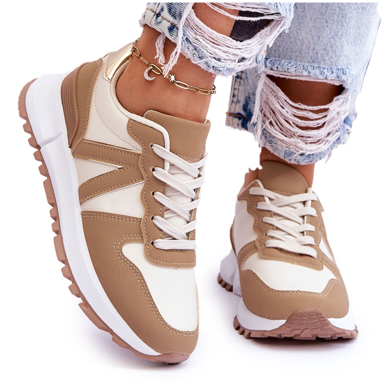 Deportivas Mujer Elliot Beige Bajas