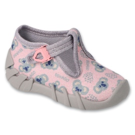Zapatos befado niño 110P474 rosado gris