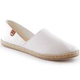 Alpargatas blancas sin cordones para mujer Vinceza 34591 blanco