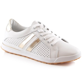 Deportivas mujer piel calada Filippo DP4477 blanco