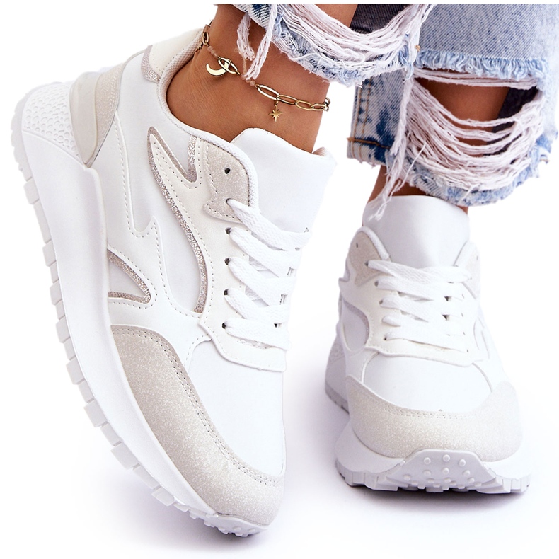 Deportivas Mujer Plataforma Henley Blancas blanco
