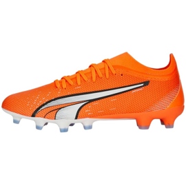 Puma Ultra Match FG/AG M 107217 01 zapatos de fútbol naranja naranjas y rojos