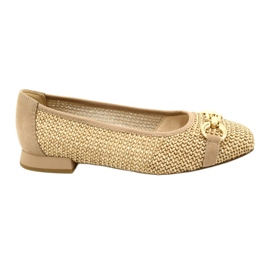 Bailarinas de mujer Caprice 9-22503-20 311 Corteza Peine beige