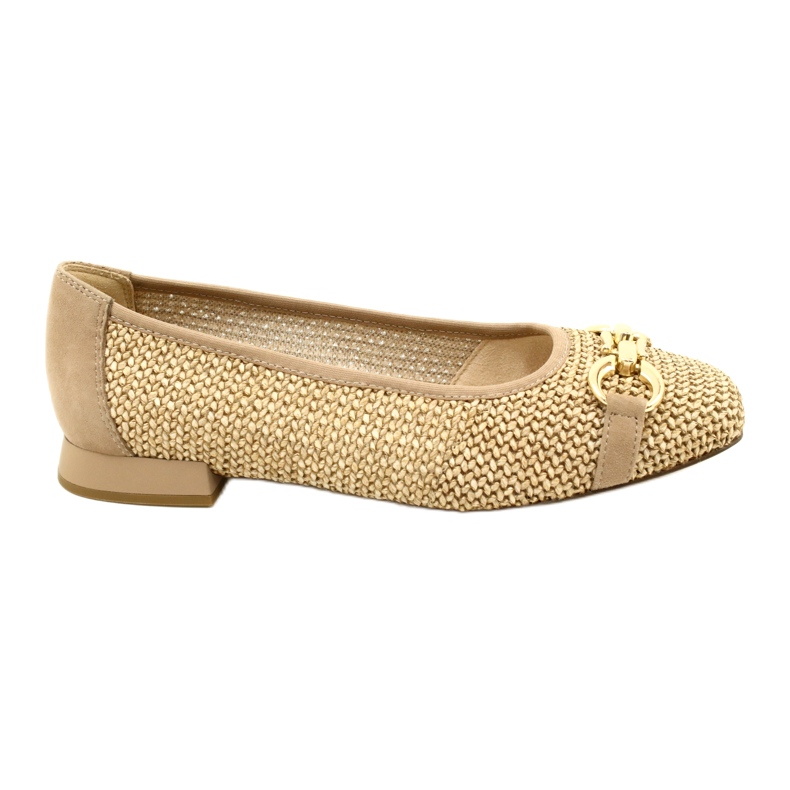 Bailarinas de mujer Caprice 9-22503-20 311 Corteza Peine beige