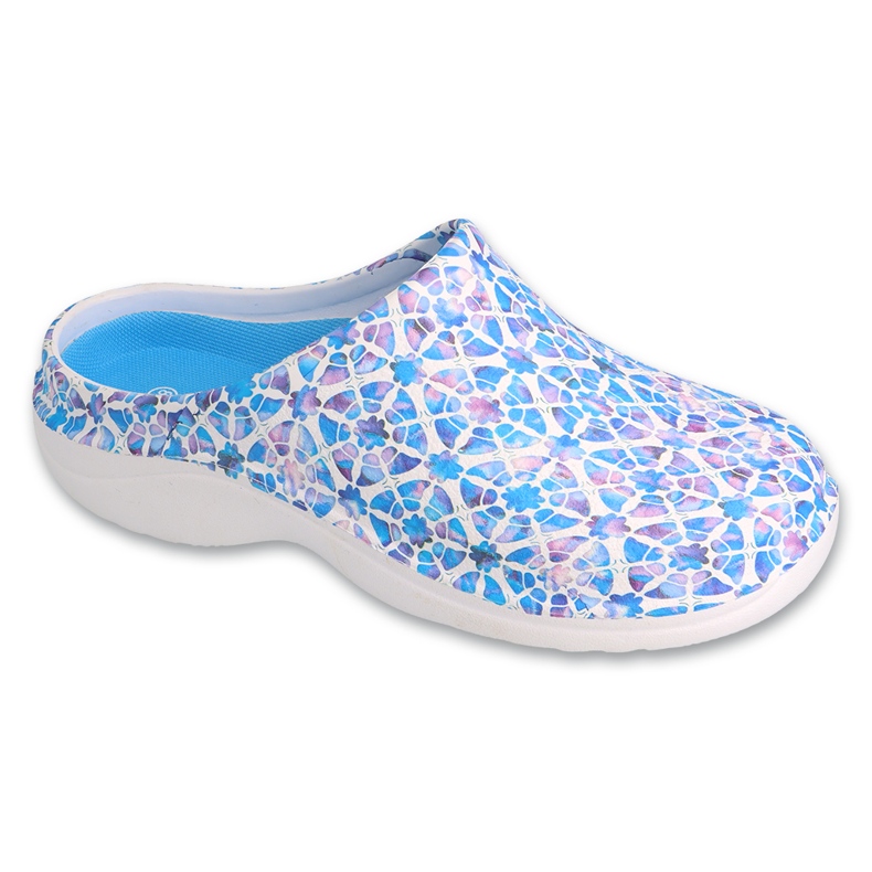 Befado Dr. Interior de espuma para mujeres zapatillas de espuma para mujeres 154D106 Blue blancos