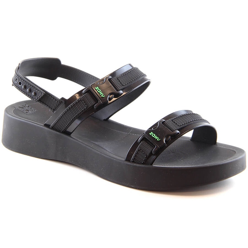 Cómodas sandalias deportivas de mujer perfumadas negras ZAXY Aventura Sandal HH285286 negro