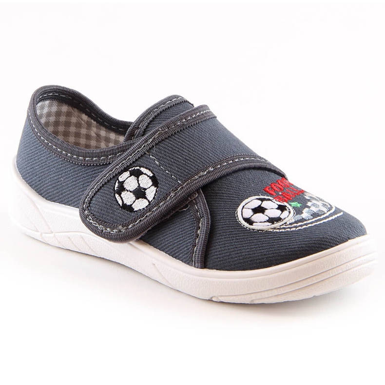 Nazo N019BFW velcro colegial zapatillas zapatillas zapatillas gris