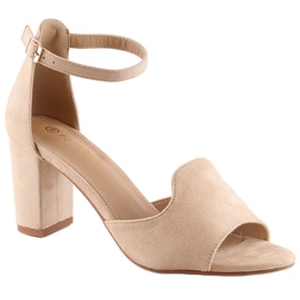 Sandalias mujer ante poste beige Potocki YQ21035