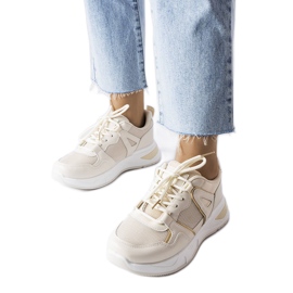 Zapatillas multitejido beige de Caya Zapatillas multitejido beige de Caya