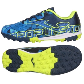 Botas de fútbol Joma Propulsion 2303 Tf Jr. PRJS2303TF multicolor azul
