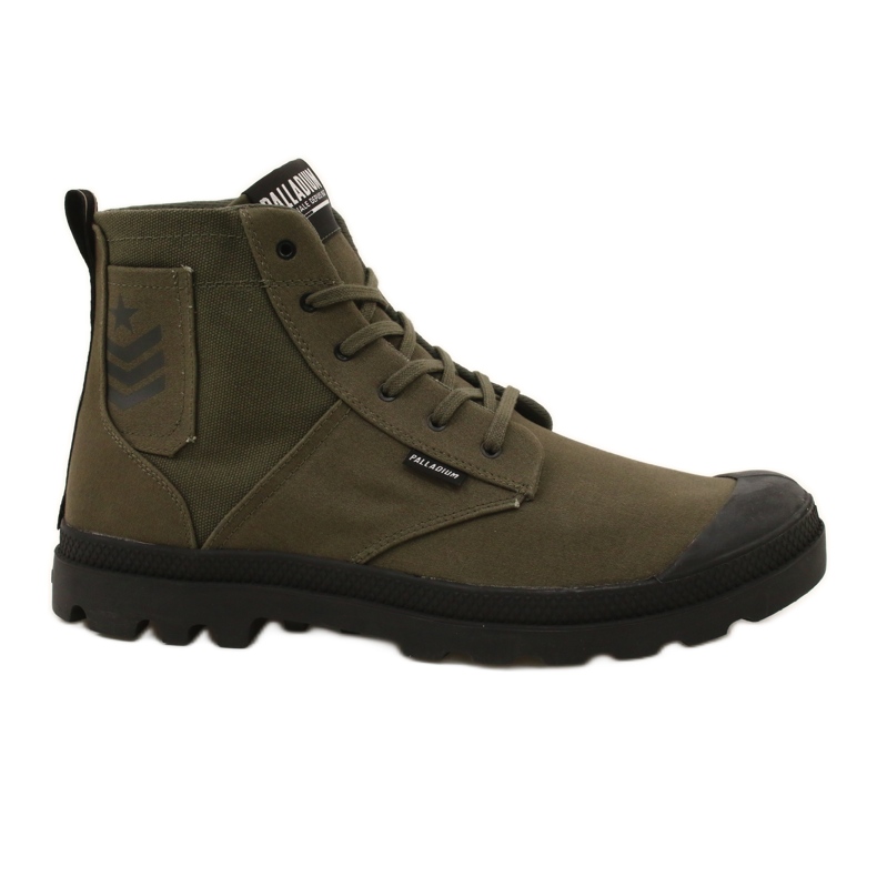 Zapatos Palladium Pampa Hi Army M 78583-309-M verde