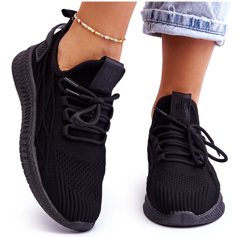 Zapatillas sin cordones para mujer Big Star LL274711 Negro Zapatillas sin cordones para mujer Big Star LL274711 Negro