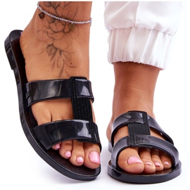 Pantuflas veganas ZAXY de moda JJ285263 Negro