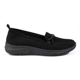 Mocasines de mujer Shelovet de textil negro