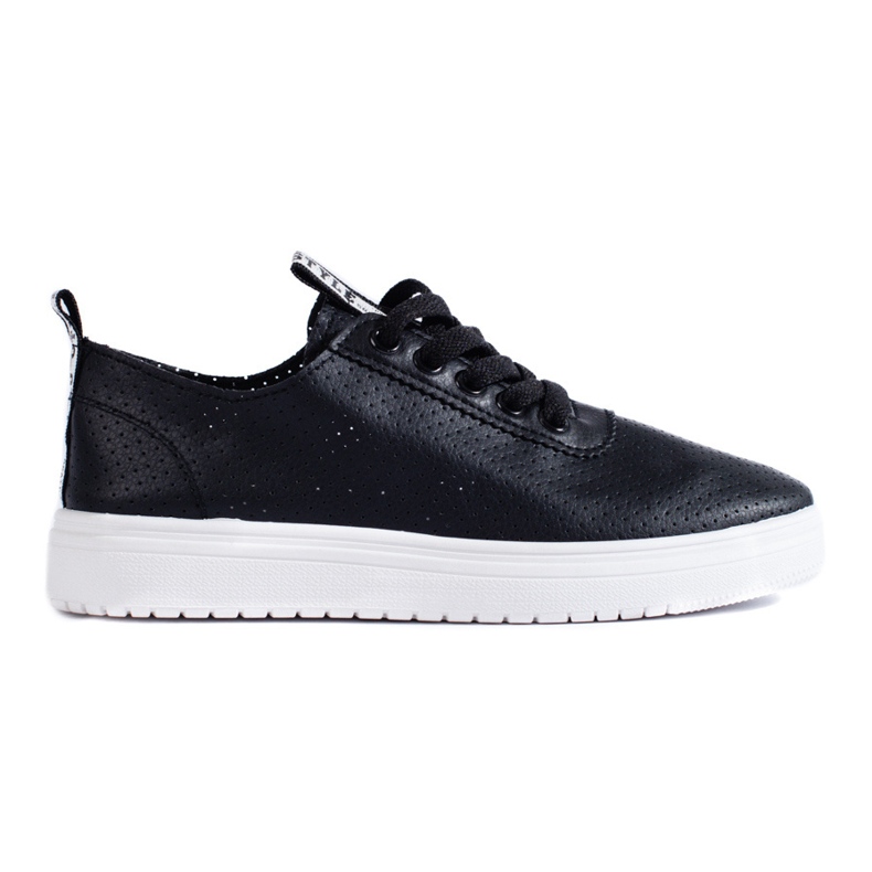 Deportivas mujer caladas Shelovet negras negro