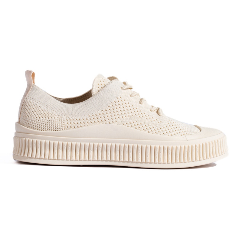 Deportivas mujer textil Shelovet beige Deportivas mujer textil Shelovet beige