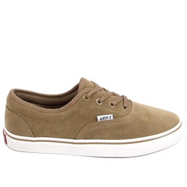 BM Deportivas de mujer Lovis Taupe de ante verde