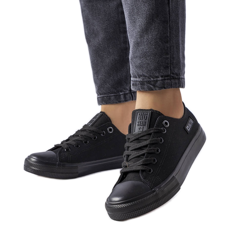 Big Star KK274009 zapatillas de tejido negro