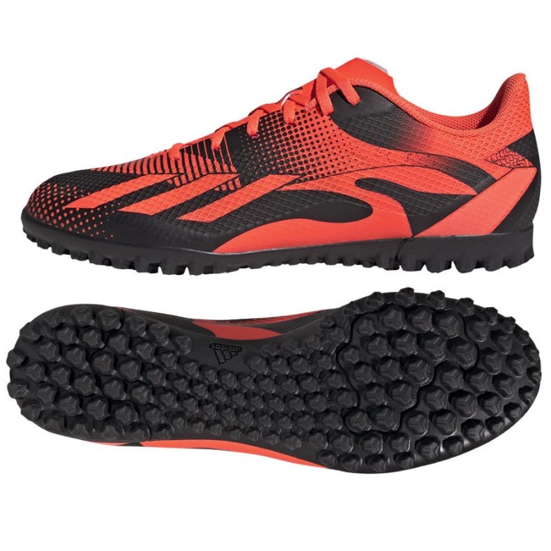 Zapatillas Adidas X Speedportal Messi.4 Tf M GZ5137 naranjas y tintos rojo